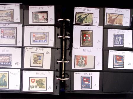 1939-45, Kleine Bestand in zwei Steckbüchern mit viele