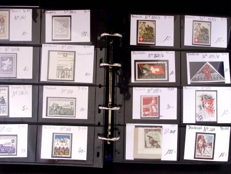 1939-45, Kleine Bestand in zwei Steckbüchern mit viele