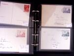 1939-45, Kleine Bestand in zwei Steckbüchern mit viele