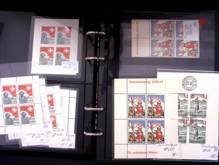1939-45, Sehr reichhaltiges Lager in 8 Steckbüchern,