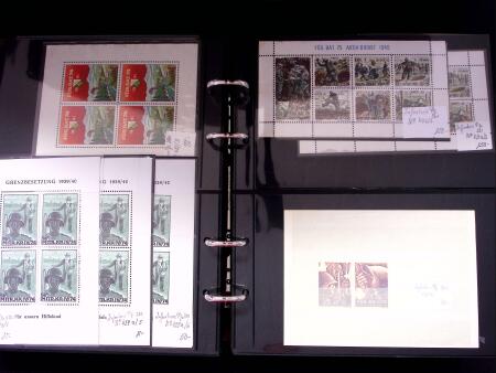 1939-45, Sehr reichhaltiges Lager in 8 Steckbüchern,