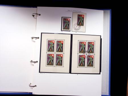 1939-45, Gut Ausgebaute Sammlung Schweiz in 9 Alben