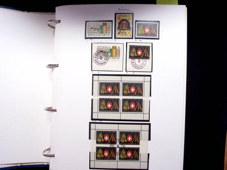 1939-45, Gut Ausgebaute Sammlung Schweiz in 9 Alben