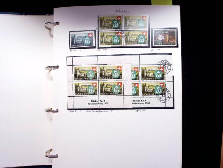 1939-45, Gut Ausgebaute Sammlung Schweiz in 9 Alben