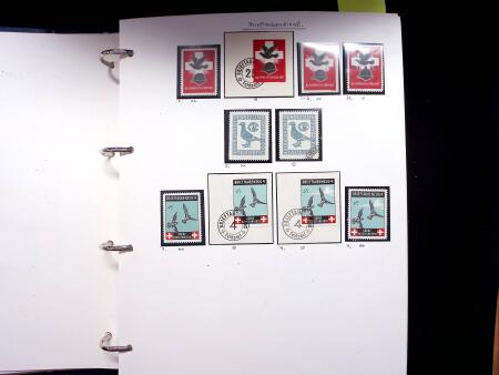 1939-45, Gut Ausgebaute Sammlung Schweiz in 9 Alben