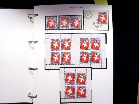 1939-45, Gut Ausgebaute Sammlung Schweiz in 9 Alben