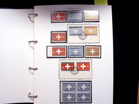 1939-45, Gut Ausgebaute Sammlung Schweiz in 9 Alben