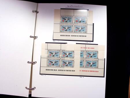 1939-45, Gut Ausgebaute Sammlung Schweiz in 9 Alben