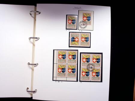1939-45, Gut Ausgebaute Sammlung Schweiz in 9 Alben