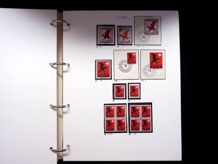 1939-45, Gut Ausgebaute Sammlung Schweiz in 9 Alben