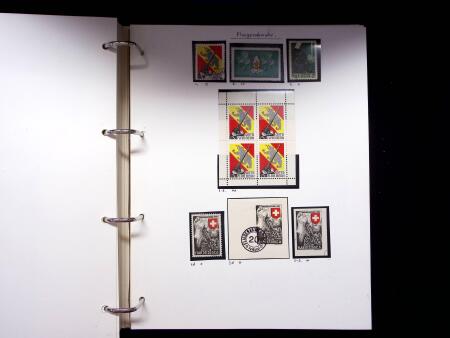 1939-45, Gut Ausgebaute Sammlung Schweiz in 9 Alben