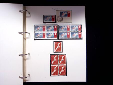 1939-45, Gut Ausgebaute Sammlung Schweiz in 9 Alben