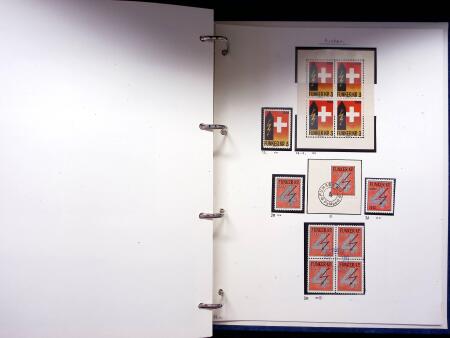 1939-45, Gut Ausgebaute Sammlung Schweiz in 9 Alben