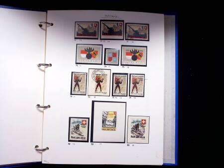 1939-45, Gut Ausgebaute Sammlung Schweiz in 9 Alben
