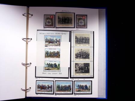 1939-45, Gut Ausgebaute Sammlung Schweiz in 9 Alben