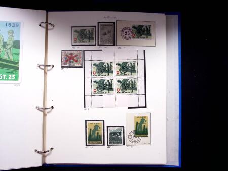 1939-45, Gut Ausgebaute Sammlung Schweiz in 9 Alben