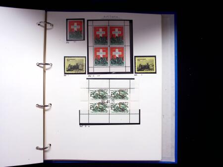 1939-45, Gut Ausgebaute Sammlung Schweiz in 9 Alben