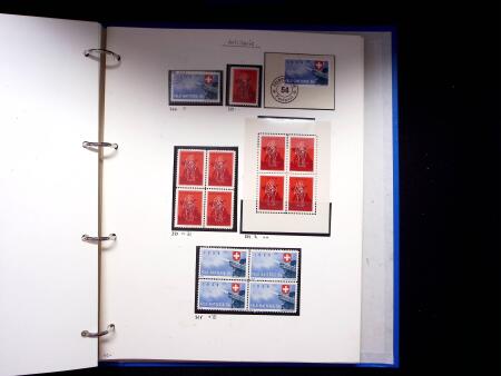1939-45, Gut Ausgebaute Sammlung Schweiz in 9 Alben