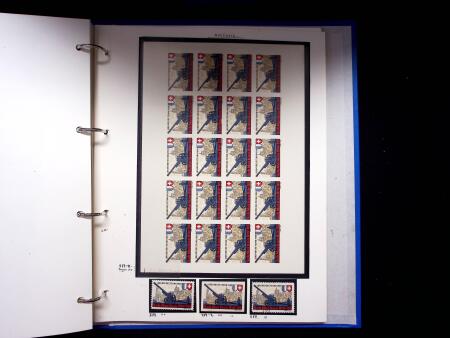 1939-45, Gut Ausgebaute Sammlung Schweiz in 9 Alben
