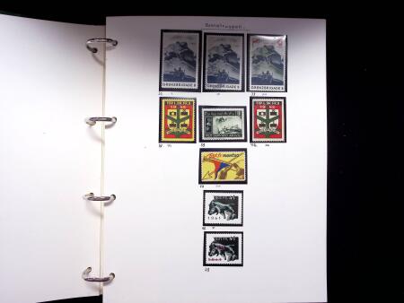 1939-45, Gut Ausgebaute Sammlung Schweiz in 9 Alben