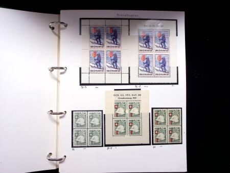 1939-45, Gut Ausgebaute Sammlung Schweiz in 9 Alben