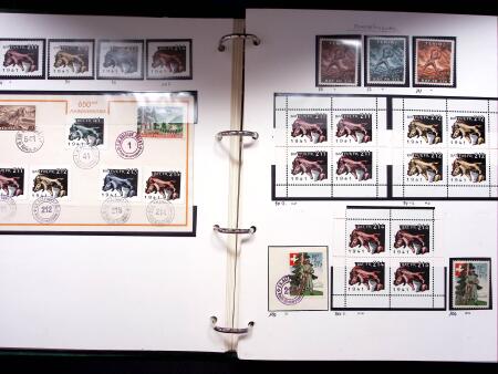 1939-45, Gut Ausgebaute Sammlung Schweiz in 9 Alben