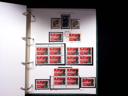1939-45, Gut Ausgebaute Sammlung Schweiz in 9 Alben