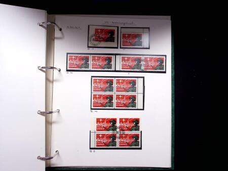 1939-45, Gut Ausgebaute Sammlung Schweiz in 9 Alben