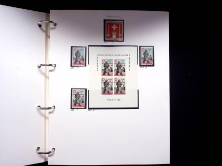 1939-45, Gut Ausgebaute Sammlung Schweiz in 9 Alben