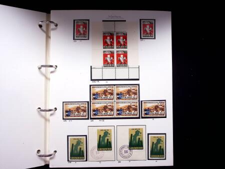 1939-45, Gut Ausgebaute Sammlung Schweiz in 9 Alben