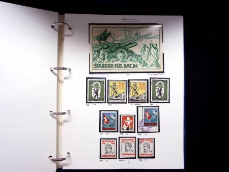 1939-45, Gut Ausgebaute Sammlung Schweiz in 9 Alben