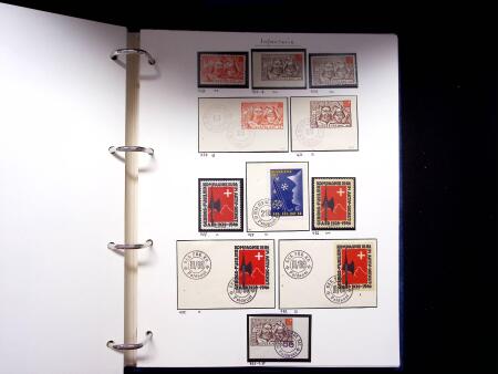 1939-45, Gut Ausgebaute Sammlung Schweiz in 9 Alben