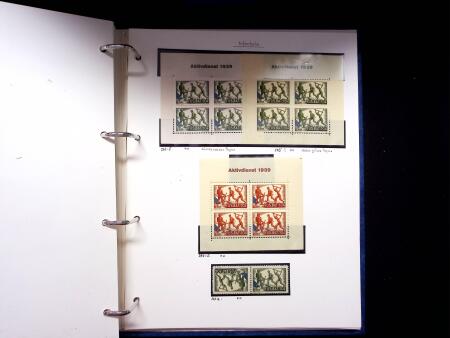 1939-45, Gut Ausgebaute Sammlung Schweiz in 9 Alben