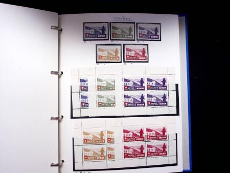 1939-45, Gut Ausgebaute Sammlung Schweiz in 9 Alben