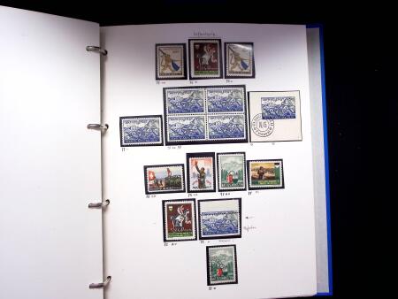 1939-45, Gut Ausgebaute Sammlung Schweiz in 9 Alben