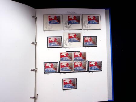 1939-45, Gut Ausgebaute Sammlung Schweiz in 9 Alben