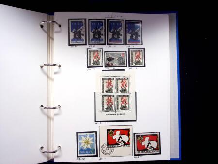 1939-45, Gut Ausgebaute Sammlung Schweiz in 9 Alben