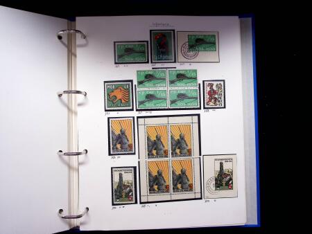 1939-45, Gut Ausgebaute Sammlung Schweiz in 9 Alben