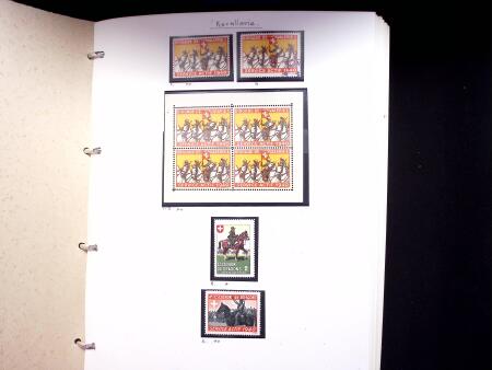 1939-45, Gut Ausgebaute Sammlung Schweiz in 9 Alben