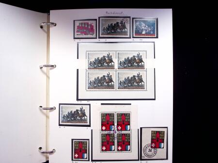 1939-45, Gut Ausgebaute Sammlung Schweiz in 9 Alben