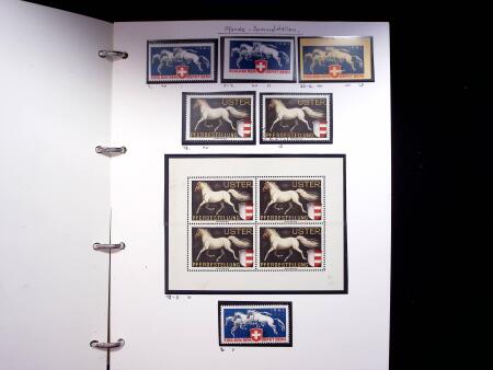 1939-45, Gut Ausgebaute Sammlung Schweiz in 9 Alben