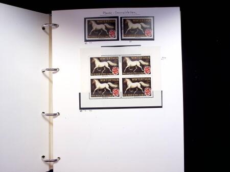 1939-45, Gut Ausgebaute Sammlung Schweiz in 9 Alben