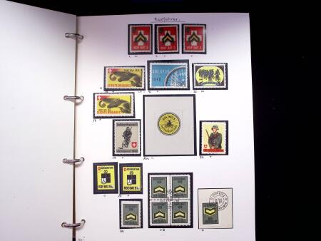 1939-45, Gut Ausgebaute Sammlung Schweiz in 9 Alben