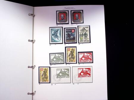1939-45, Gut Ausgebaute Sammlung Schweiz in 9 Alben