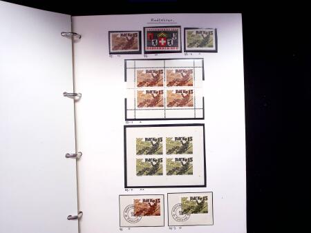 1939-45, Gut Ausgebaute Sammlung Schweiz in 9 Alben