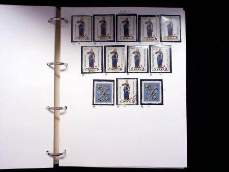 1939-45, Gut Ausgebaute Sammlung Schweiz in 9 Alben