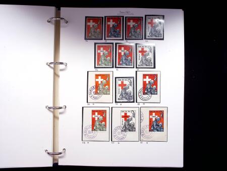 1939-45, Gut Ausgebaute Sammlung Schweiz in 9 Alben