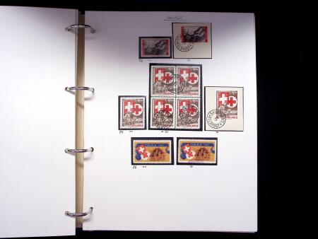 1939-45, Gut Ausgebaute Sammlung Schweiz in 9 Alben
