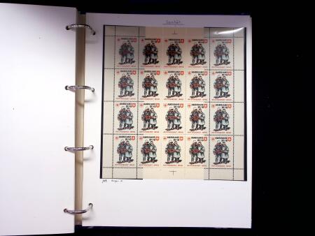 1939-45, Gut Ausgebaute Sammlung Schweiz in 9 Alben