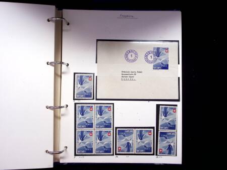 1939-45, Gut Ausgebaute Sammlung Schweiz in 9 Alben